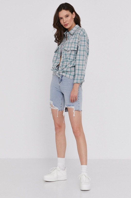 Answear Lab Szorty jeansowe 9586.DA niebieski WZ21