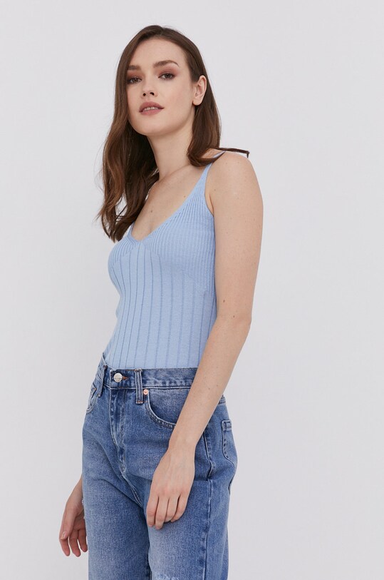 Answear Lab Top 7043 albastru WZ21