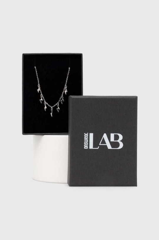 Akcesoria Answear.LAB naszyjnik srebrny bi15.DB srebrny