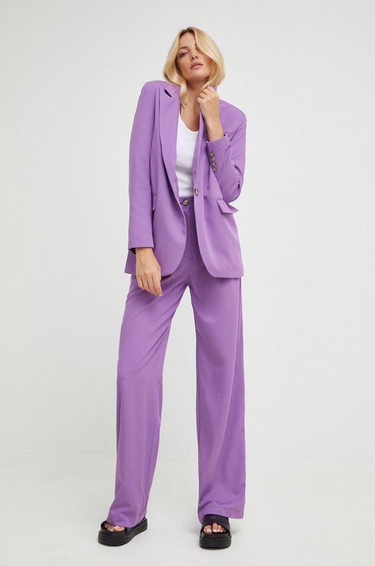 Pamučni top Answear.LAB X004.1.WK bijela WZ22