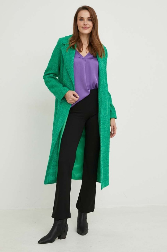 Answear Lab bluza cu mătase G12702.1WK violet WW23