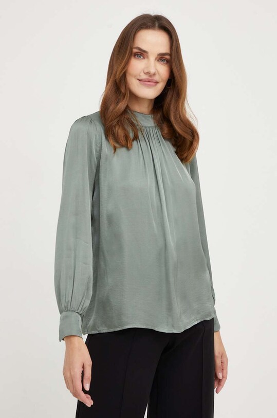 Answear Lab bluzka zielony 94044.HWK
