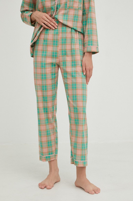 Дрехи Памучна пижама Answear Lab payamm6.DB розов