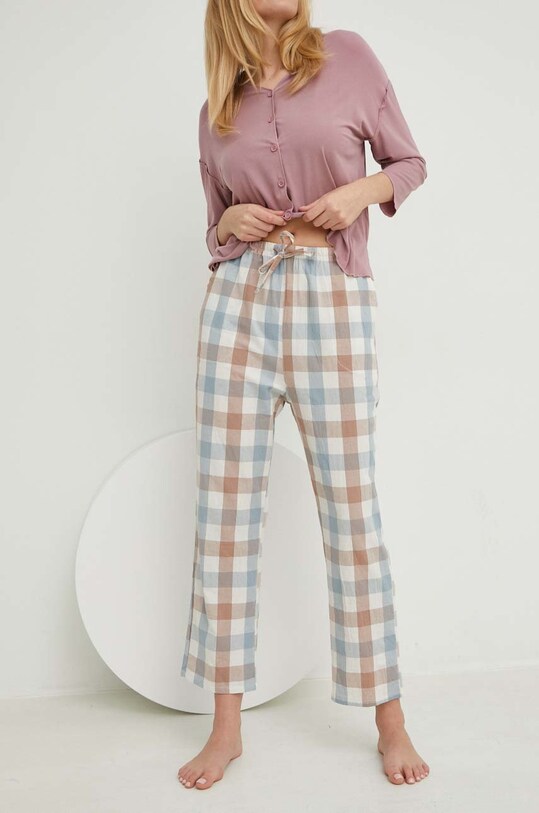 Îmbrăcăminte Answear Lab pijama pi1.DB roz