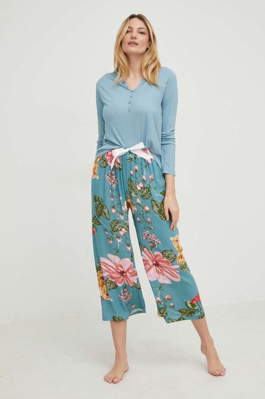 Answear Lab pijama pi5.DB albastru WZ22