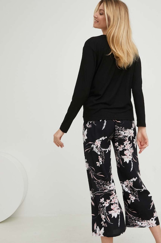 Answear Lab pijama negru pi7.DB