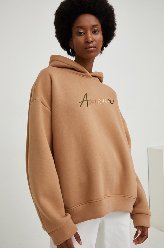 Mikina Answear.LAB béžová 431.2WK