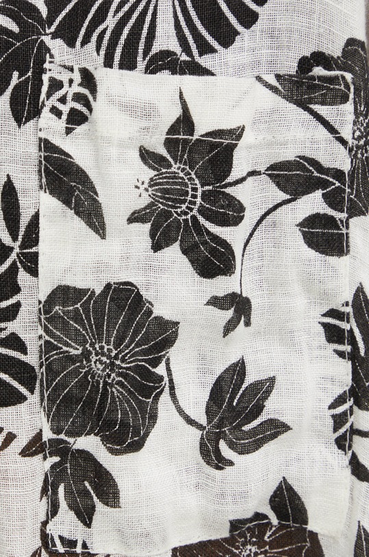 Plátěná košile Answear.LAB Linen Collection 100470.DB bílá