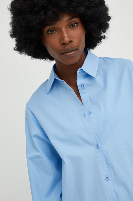 Answear Lab koszula bawełniana niebieski 2022.JS