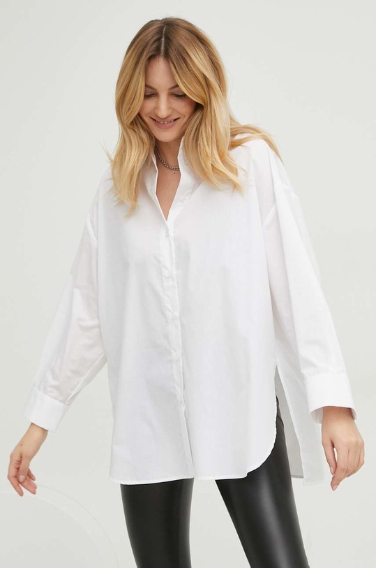 Answear Lab cămașă lung alb 71517001.WK