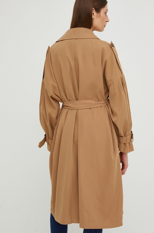 Odzież Answear Lab płaszcz 3948.1.JS brązowy