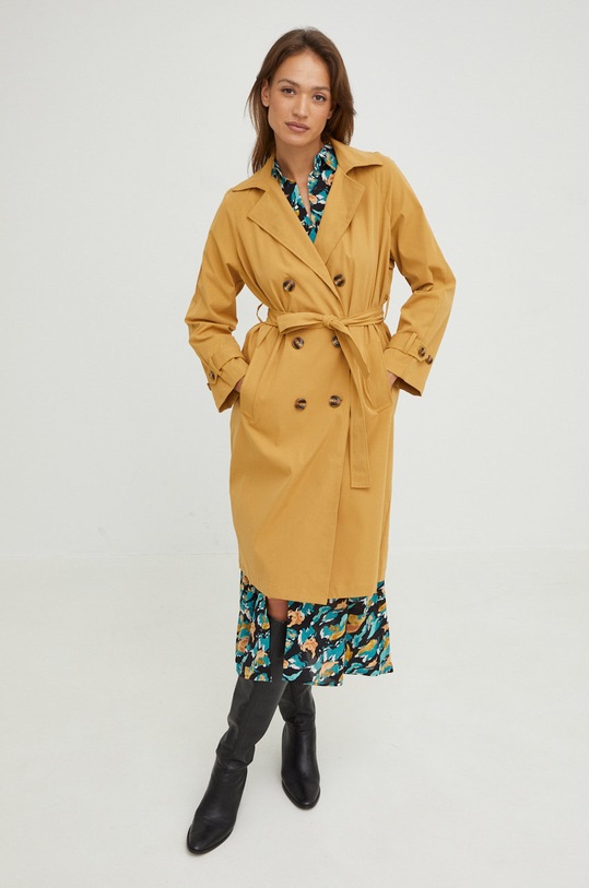 Trench kabát Answear.LAB nezateplené béžová 3322.JS