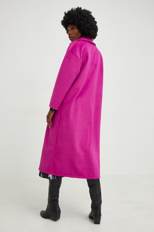 Odzież Answear Lab płaszcz y303.3w różowy