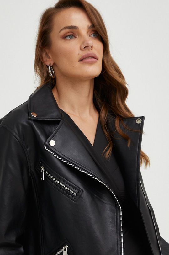 Answear Lab ramoneska czarny zd16055.W