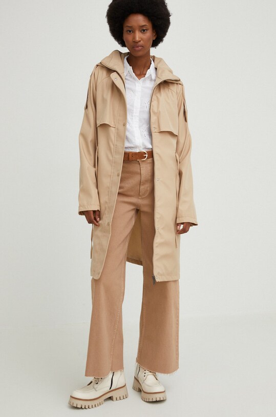 Answear Lab parka 3014.JS1 beżowy WZ22