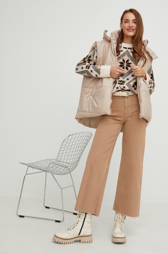 Brezrokavnik Answear.LAB 1301.1.DB bež WZ22