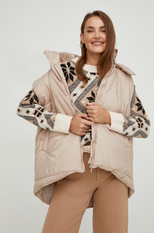 Brezrokavnik Answear.LAB Drugo bež 1301.1.DB