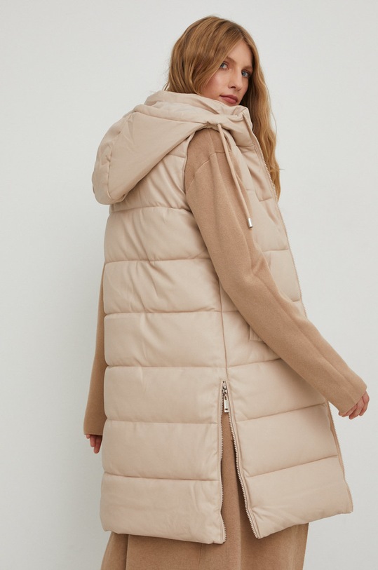 Oblečení Vesta Answear.LAB D23813.62.WK béžová