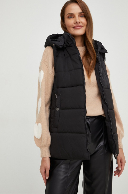 Odzież Answear Lab bezrękawnik M239.2WK czarny