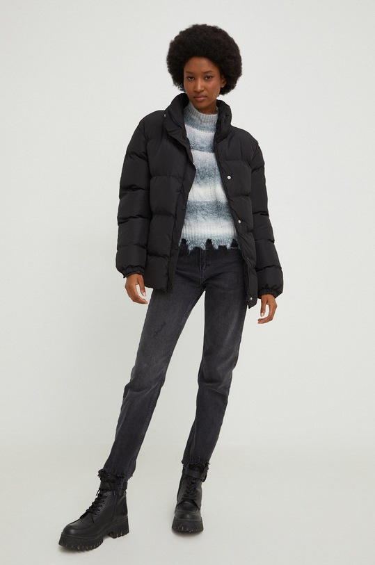 Μπουφάν Answear.LAB cr.4.WK μαύρο WZ22