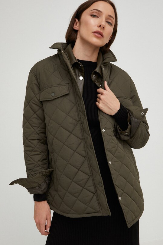 Answear.LAB kurtka bez kaptura zielony LJK.PERKINSS.DB