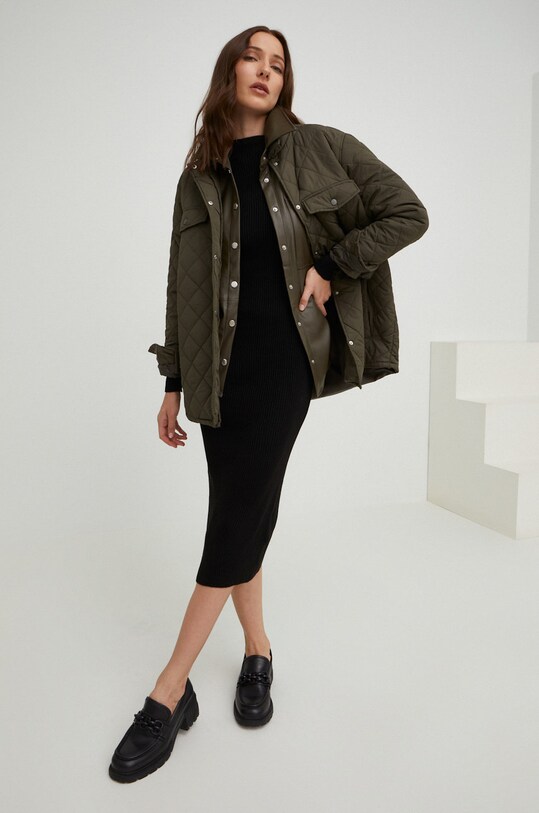 Answear.LAB kurtka LJK.PERKINSS.DB zielony WZ22