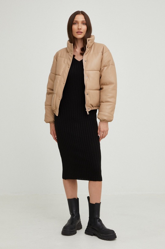 Bunda Answear.LAB 16008.1w hnědá WZ22