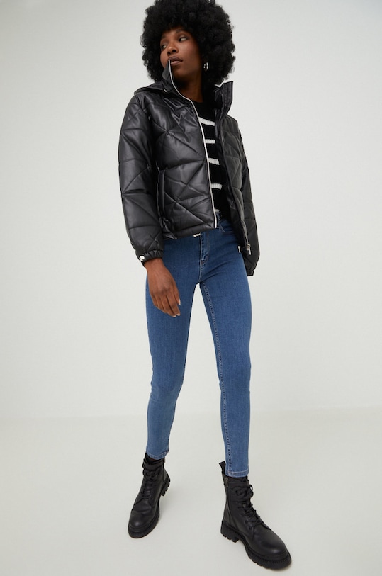 Bunda Answear.LAB AY753.WK černá WZ22