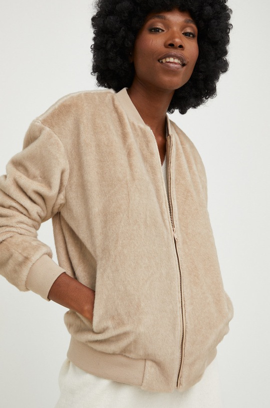 Answear Lab kurtka bomber 22379.w1 beżowy WZ22