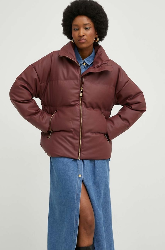 Μπουφάν Answear.LAB μπορντό m823.js