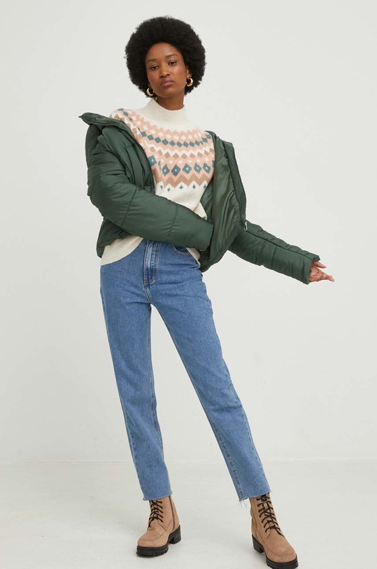 Answear Lab kurtka 22k091.js1 zielony WZ22