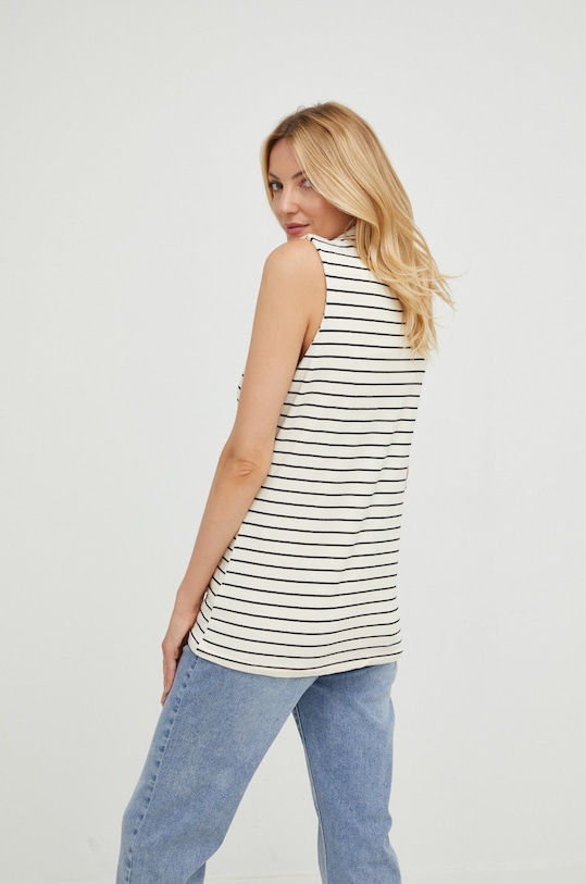 Odzież Answear Lab kamizelka 11335FERINGA.DB biały