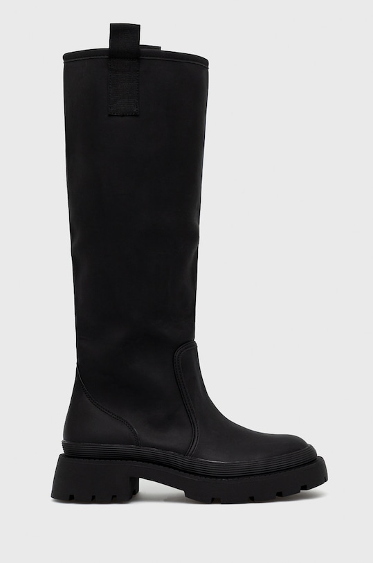 Vysoké čižmy Answear.LAB nezateplené čierna M2712.1WK