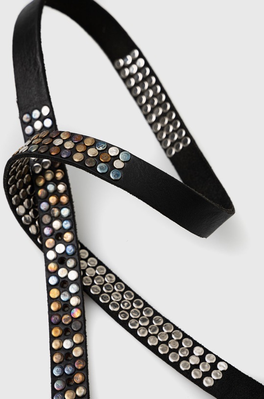 Kožený pásek Answear.LAB C0990MA.DB černá WZ22