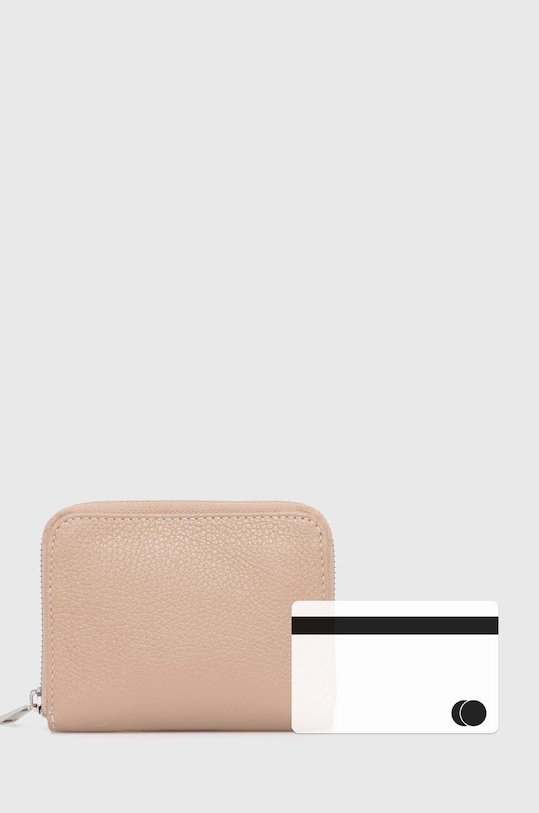 Kožená peňaženka Answear.LAB 1151571.WK béžová