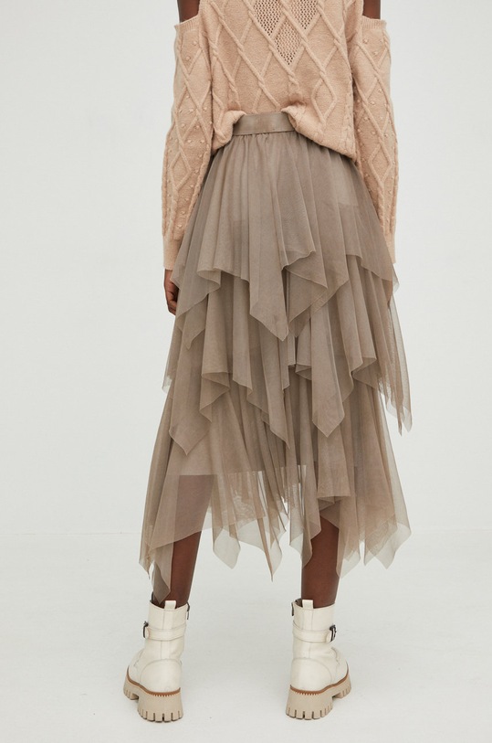 Odzież Answear Lab spódnica 972.W beżowy