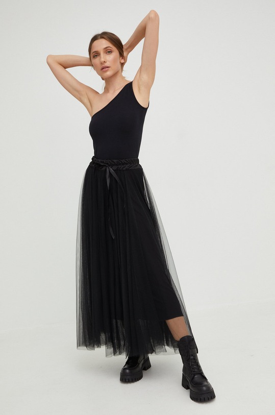 Answear Lab spódnica X kolekcja limitowana NO SHAME czarny 23028.1w