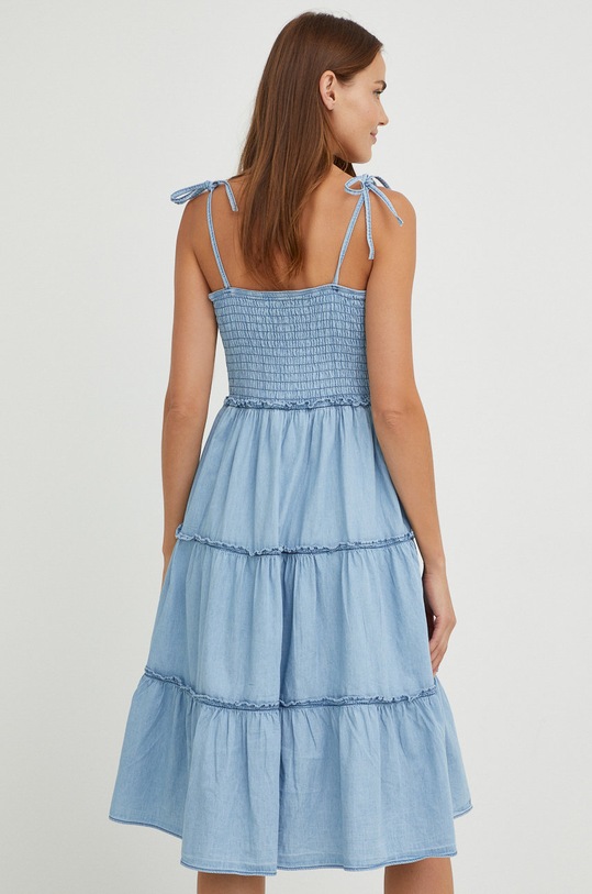 Odzież Answear Lab sukienka bawełniana F248.JS niebieski