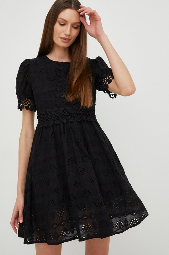 Answear Lab sukienka bawełniana casual czarny 1210.js