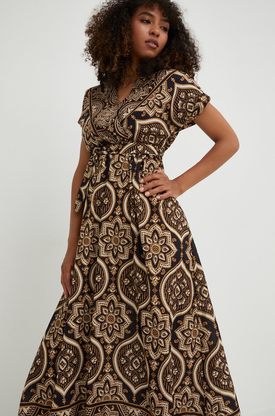 Answear Lab sukienka bawełniana 796.JS czarny WZ22