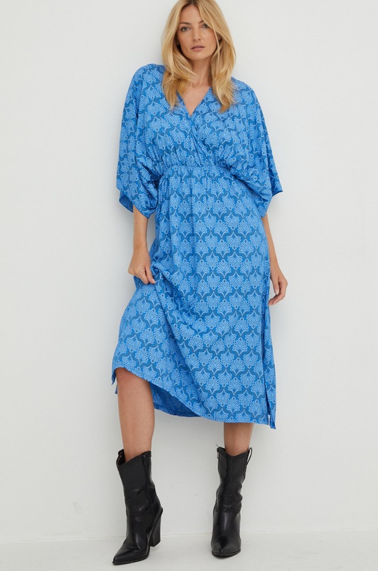Answear Lab sukienka 76921RA69.W niebieski WZ22