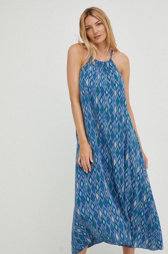 Odzież Answear Lab sukienka K513PV40.w niebieski