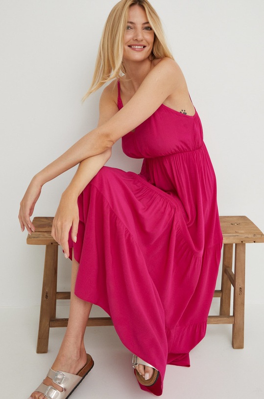 Answear Lab sukienka casual różowy G39751.3.w