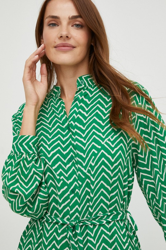 Answear Lab sukienka zielony 95332PVSD.1WK