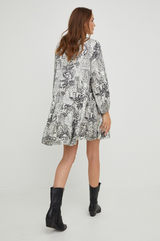 Odzież Answear Lab sukienka z jedwabiem Silk Blend 9802.JS biały