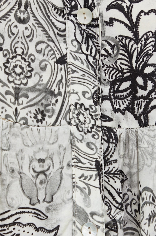 Answear Lab sukienka z jedwabiem Silk Blend 9802.JS biały