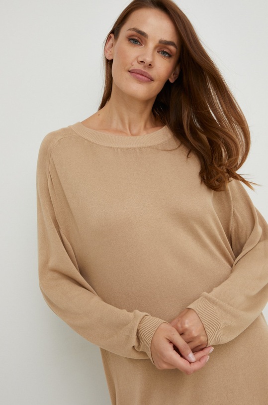 Answear Lab sukienka brązowy 6323.1WK