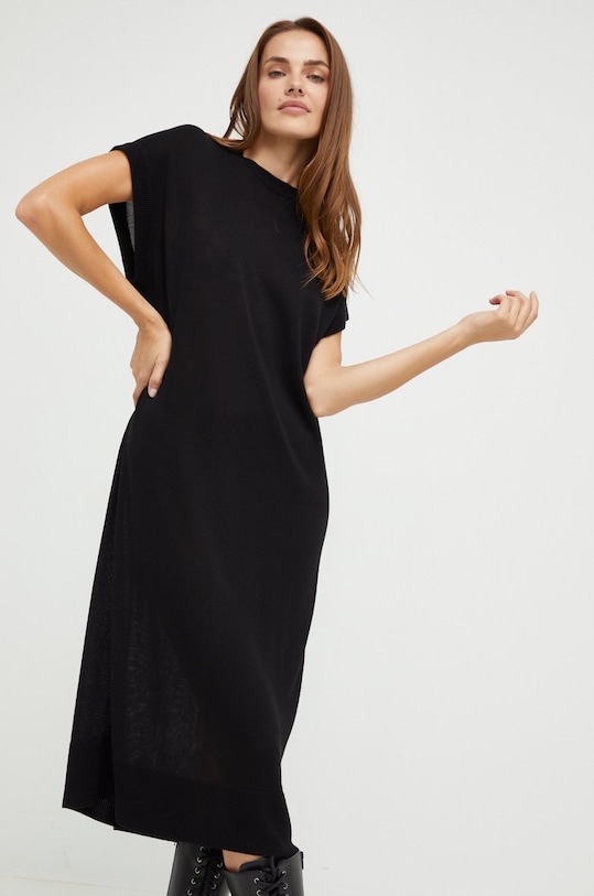 Answear Lab sukienka midi czarny 6341.1WK