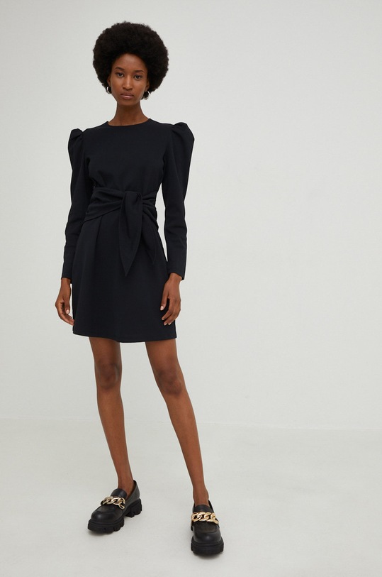 Φόρεμα Answear.LAB MLC.3.js μαύρο WZ22