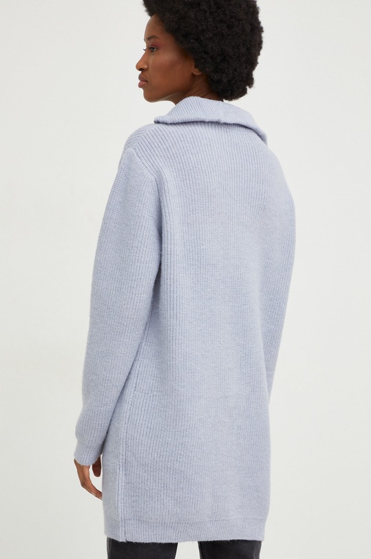 Odzież Answear Lab sukienka z wełną lu2321.3w niebieski